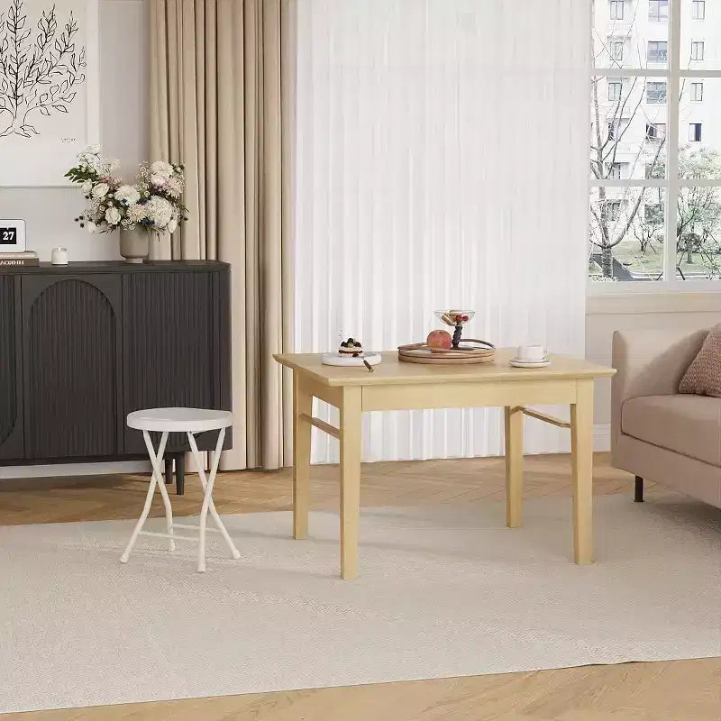 Sgabello Pieghevole da 18 Pollici con Maniglia, Sgabello Pieghevole Rotondo Portatile Resistente, Piedini Antiscivolo, Capacità di 270 kg, per Dormitorio, Cucina