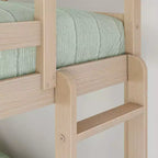 Letto a castello singolo/matrimoniale Bear in compensato