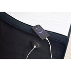 Divano Letto Singolo con Letto Estraibile, Divano Letto in Velluto, Porta USB, Tasche Laterali, Schienale Trapuntato