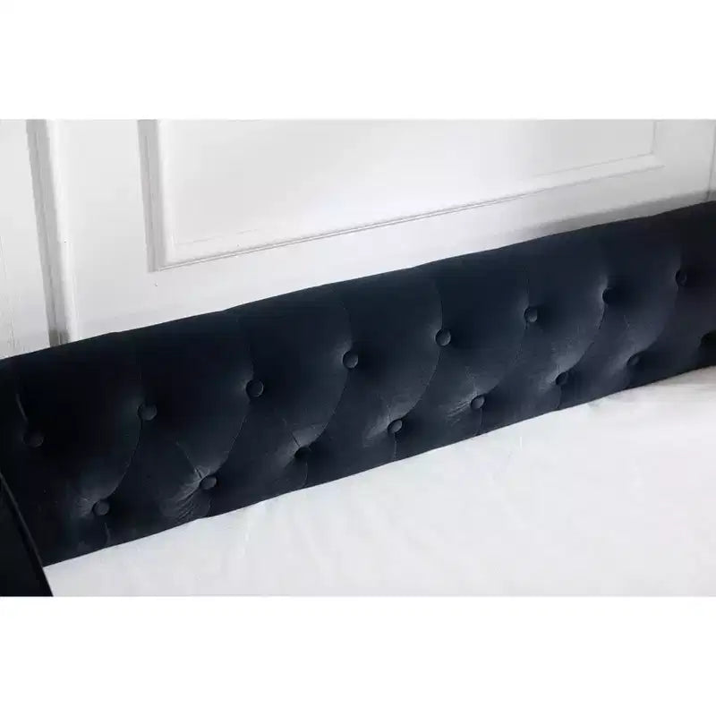 Divano Letto Singolo con Letto Estraibile, Divano Letto in Velluto, Porta USB, Tasche Laterali, Schienale Trapuntato