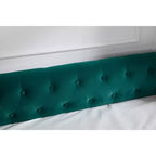 Divano Letto Singolo con Letto Estraibile, Divano Letto in Velluto, Porta USB, Tasche Laterali, Schienale Trapuntato