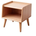 Comodino in legno massello naturale per camera da letto e soggiorno