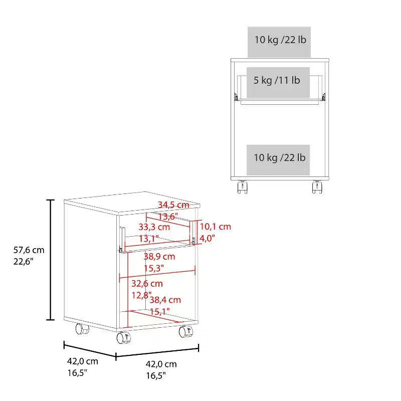 Comodino Moderno con Ripiano Aperto e Armadietto, Tavolino da Notte per Camera da Letta, Design Minimalista